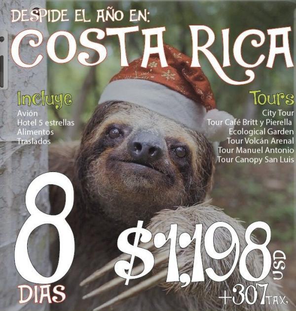 Fin de Año en Costa Rica 2024